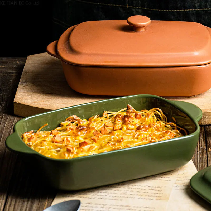 Ceramic baking dish